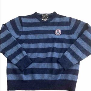 Psycho Bunny for Barney’s New York 100% Wool Blue Striped Boys Sweater